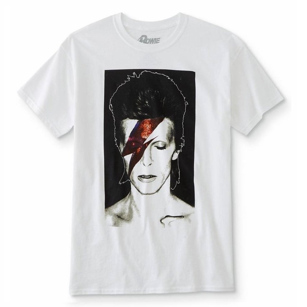 David Bowie Aladdin Sane glam pop rock T-Shirt M L XL NWT - Picture 2 of 3